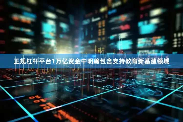 正规杠杆平台1万亿资金中明确包含支持教育新基建领域